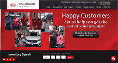 Desktop Screenshot of paramountkia.com